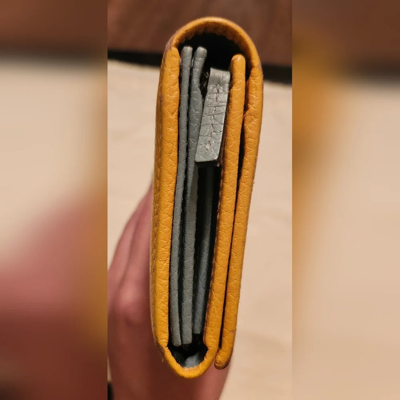 Gucci Orange Pebbled Leather Vintage Long Wallet - Picture 5 of 15